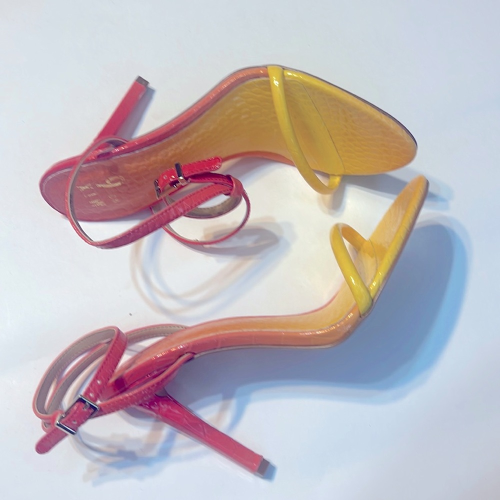 MIX NO. 6 Yellow orange high heels